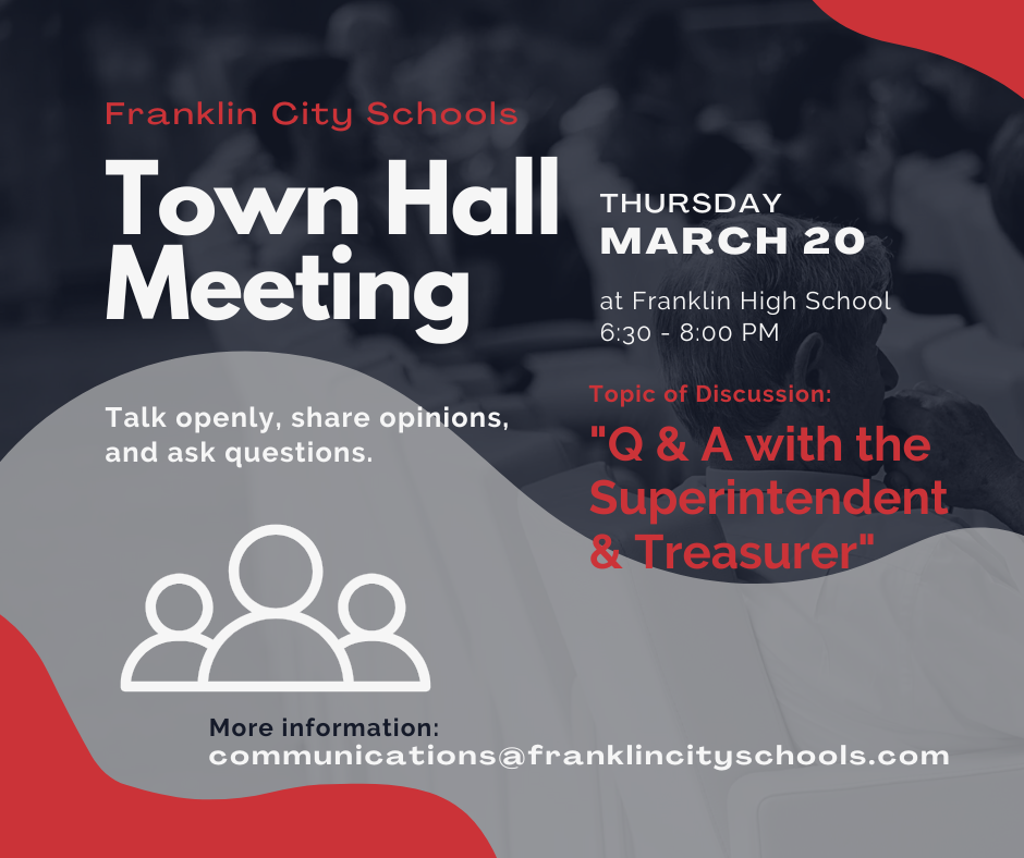 March 20 Town Hall